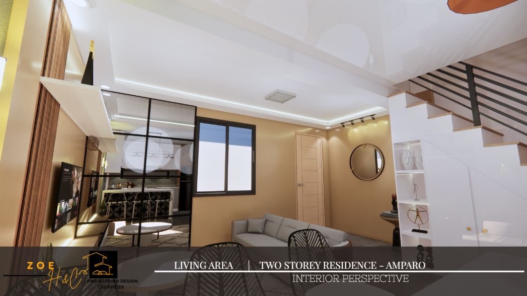 Two Storey Residence Living Area